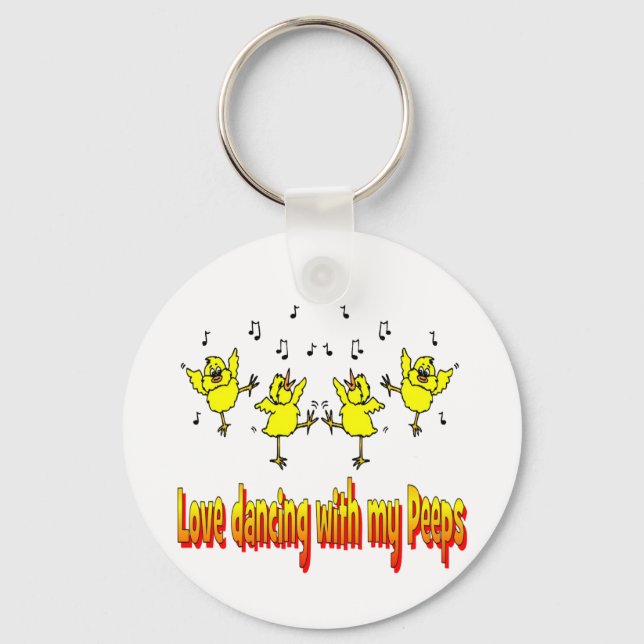 PORTE-CLÉS CADEAUX DE DANSE AVEC MES PEEPS (Recto)