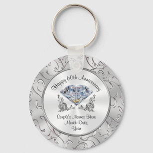 Porte-clés Cadeaux de fête pour le 60e anniversaire de Christ