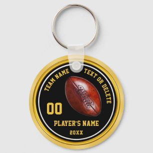 Porte-clés Cadeaux de football en or noir bon marché Faveurs