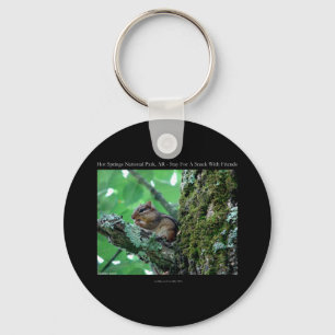 Porte-clés Cadeaux de friandises pour tamias du Parc national