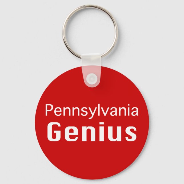 Porte-clés Cadeaux de génie de Pennsylvanie (Recto)