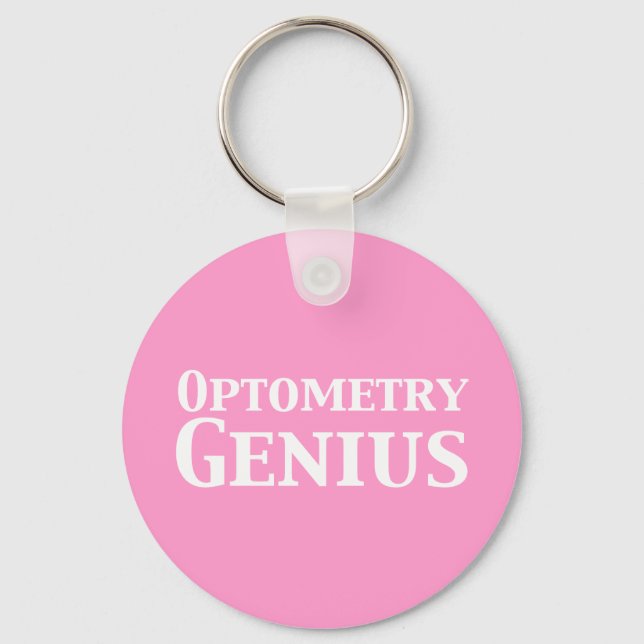 Porte-clés Cadeaux de génie optométrique (Recto)
