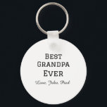 Porte-clés Cadeaux de grand-père Bets simple nom<br><div class="desc">conception</div>
