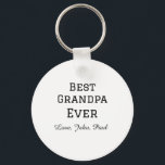 Porte-clés Cadeaux de grand-père Bets simple nom<br><div class="desc">conception</div>