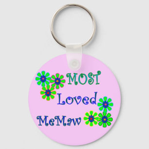 Porte-clés Cadeaux de la Fête des Mères "MeMaw le plus aimé"
