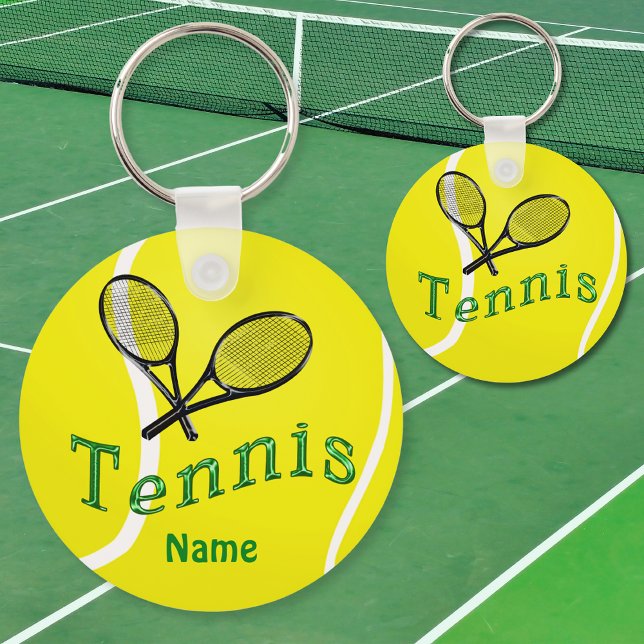 Porte-clés Cadeaux de l'équipe de Tennis Porte - clé personna (Tennis party favors for adults, and kids. Cheap, Tennis Souvenirs and Tennis goodie bag ideas.)