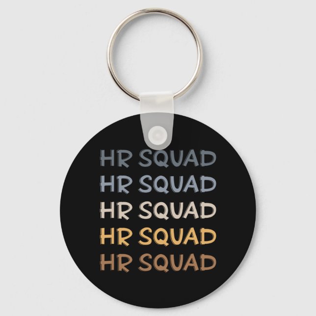 Porte-clés Cadeaux de l'équipe des ressources humaines de l'e (Recto)