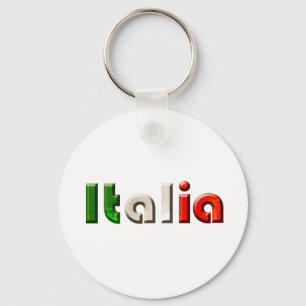 Porte-clés Cadeaux de logo de l'Italie pour des amants
