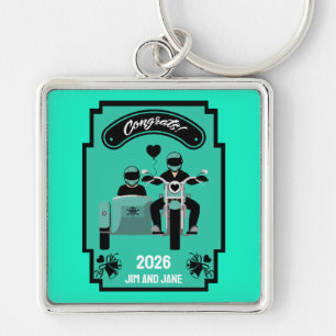 Porte-clés Cadeaux De Mariage De Moto Pour Couple