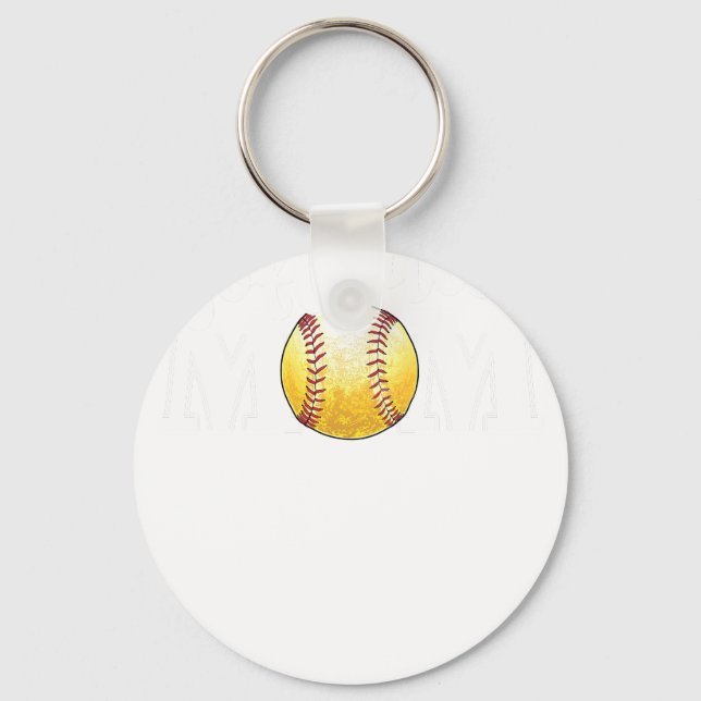 Porte-clés cadeaux de mère de softball.png (Recto)