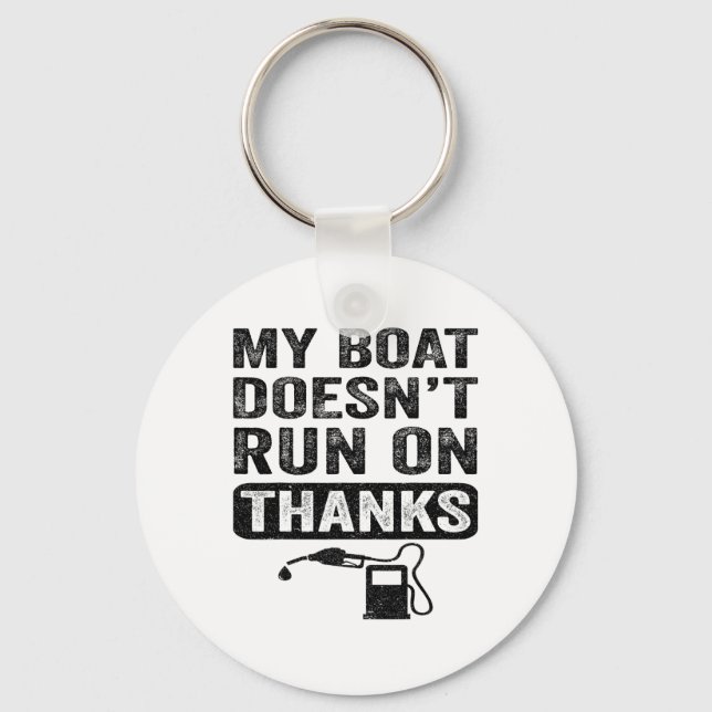 Porte-clés Cadeaux de navigation pour propriétaires de bateau (Recto)