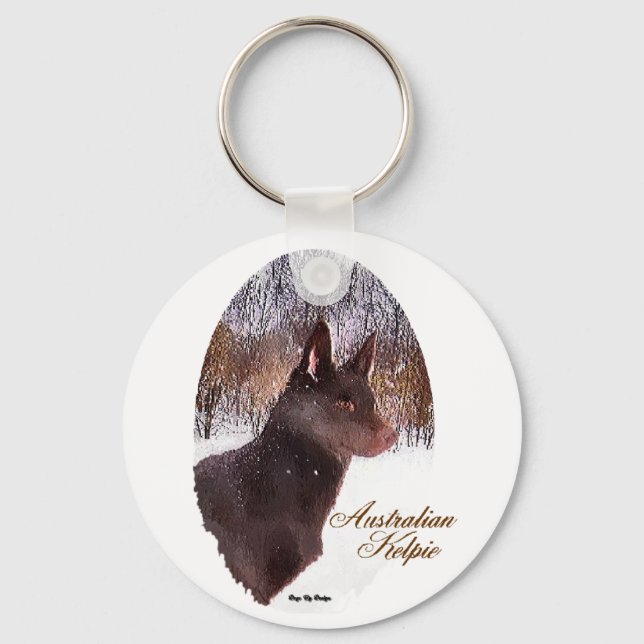 Porte-clés Cadeaux de Noël de Kelpie en Australie (Recto)