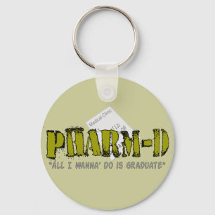 Porte-clés Cadeaux de Pharm-D (étudiant de pharmacie)