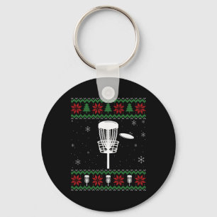 Porte-clés Cadeaux de pyjama de pull de Noël moche de Disc Go