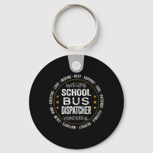 Porte-clés Cadeaux de répartiteur d'autobus scolaire Apprécia