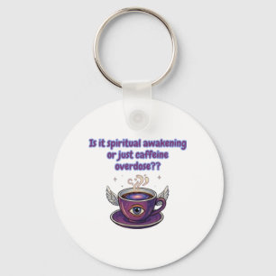 Porte-clés Cadeaux de réveil spirituel par surdosage de caféi