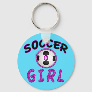 Porte-clés Cadeaux de soccer personnalisés pour les filles, l