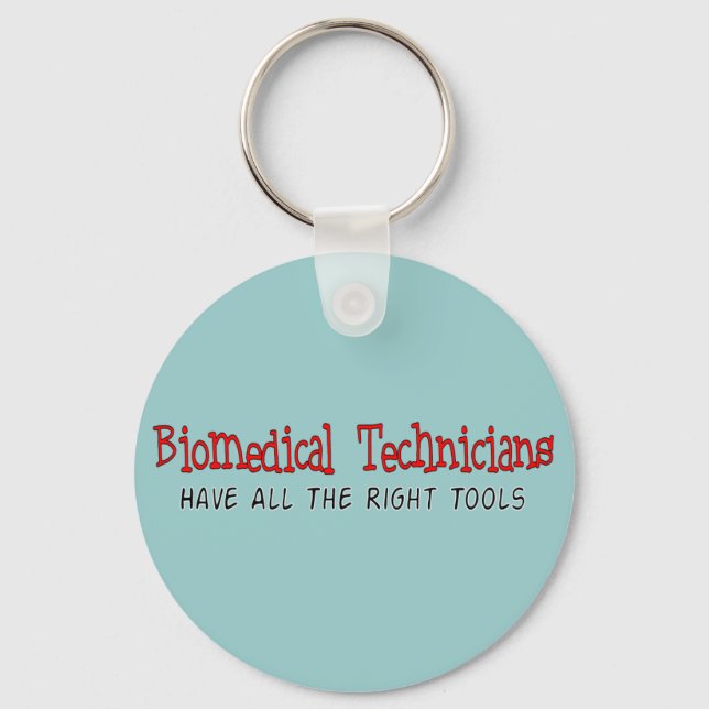 Porte-clés Cadeaux de technicien biomédical (Recto)