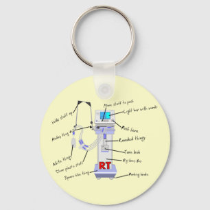 Porte-clés Cadeaux de thérapeute respiratoire