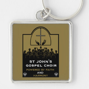 Porte-clés Cadeaux d'église de chœur gospel