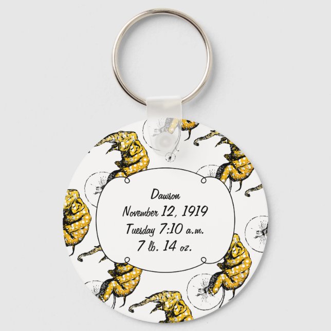 Porte-clés Cadeaux d'éléphant de cirque (Recto)