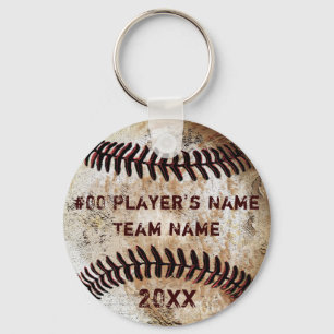 Porte-clés Cadeaux d'équipe de baseball personnalisés et bon