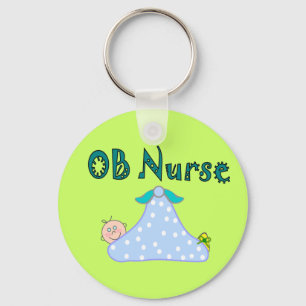 Porte-clés Cadeaux d'infirmière d'OB, bébé dans la