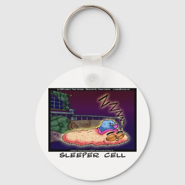 Porte-clés Cadeaux drôles de cellule dormante T-shirts et obj (Recto)