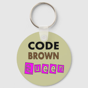 Porte-clés Cadeaux drôles "de REINE BROWN de CODE"
