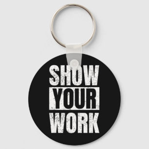 Porte-clés Cadeaux drôles pour prof de maths - Montrez votre