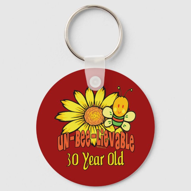 Porte-clés Cadeaux du 30e anniversaire (Recto)