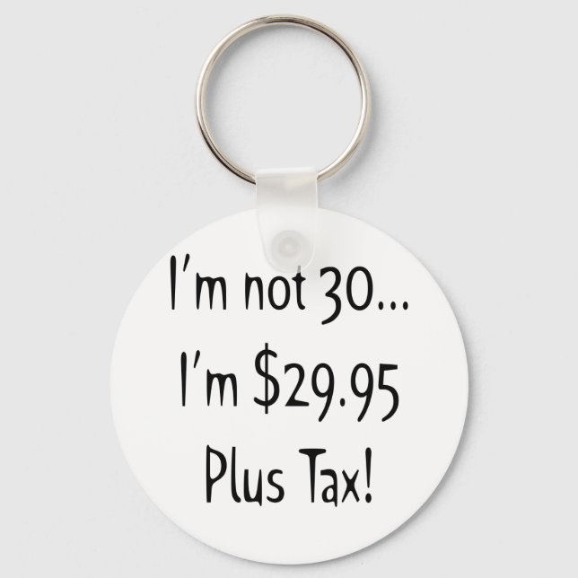 Porte-clés Cadeaux du 30e anniversaire (Recto)