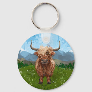 Porte-clés Cadeaux et accessoires de vache Highland