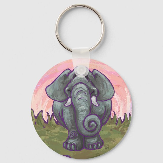 Porte-clés Cadeaux et accessoires éléphants (Recto)