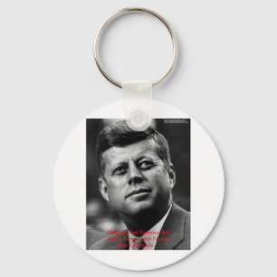 Porte-clés Cadeaux et carte de citation de sagesse JFK "Pardo