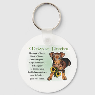Porte-clés Cadeaux Miniature Pinscher