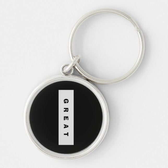 Porte-clés Cadeaux : Moins de 25$ Accessoires Autorité® GREAT (Devant)