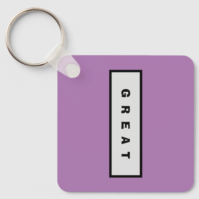 Porte-clés Cadeaux : Moins de 25$ Attractive Authority® GREAT (Recto)