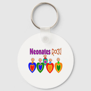 Porte-clés Cadeaux néonataux d'infirmières "Neonates ROCK!"