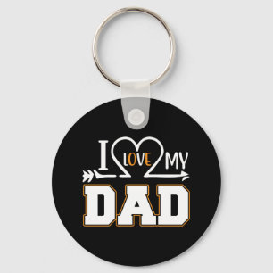 Porte-clés Cadeaux Papa   J'aime mon père