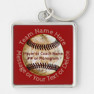 Porte-clés Cadeaux personnalisés d'équipe de baseball, porte-
