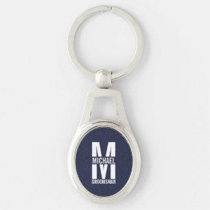 Porte-clés Cadeaux Personnalisés pour Garçons d'Honneur avec