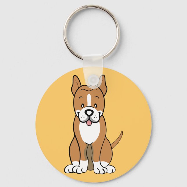 Porte-clés Cadeaux Pitbull et marchandises (Recto)
