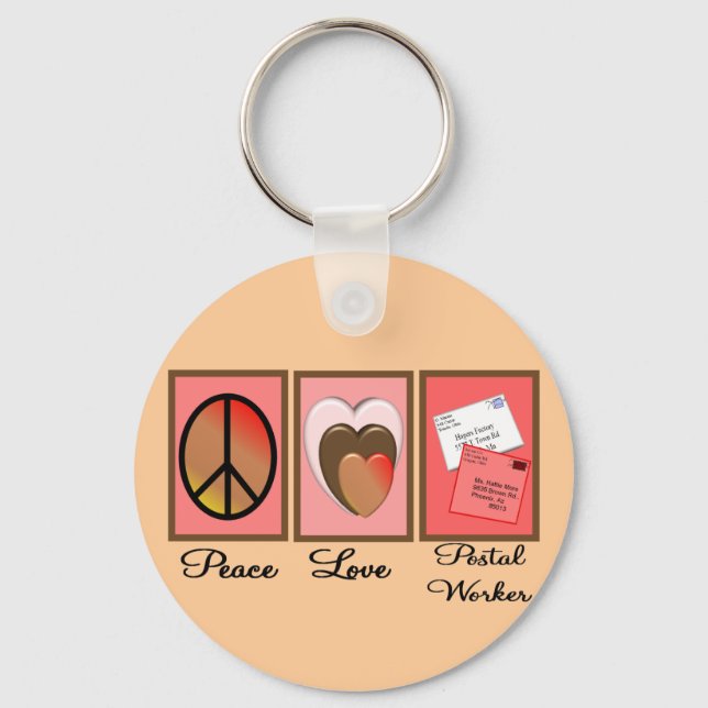 Porte-clés Cadeaux Post-Worker (Recto)