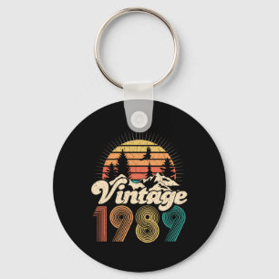 Porte-clés Cadeaux pour 30 ans - Vintage 1989 Femmes de rando