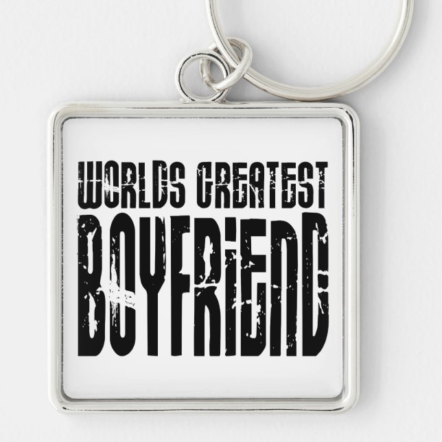 Porte-clés Cadeaux pour Boyfriends : World's Greatest Boyfrie (Devant)