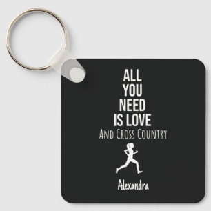 Porte-clés Cadeaux pour coureurs XC Cross Country personnalis