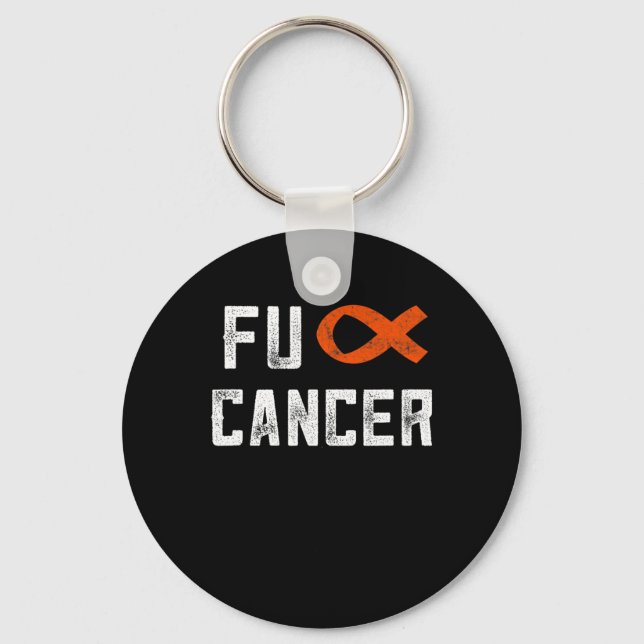 Porte-clés Cadeaux Pour Femmes Cancer Fck Chemo F Cancer Dist (Recto)