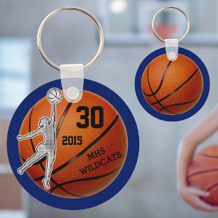 Porte-clés Cadeaux pour les filles de l'équipe de basket-ball