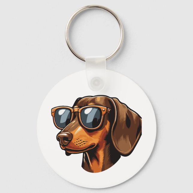 Porte-clés Cadeaux pour les propriétaires de chiens (Recto)
